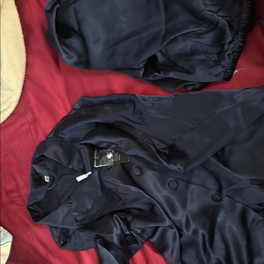 Blue Pajama Set for Comfortable Sleep